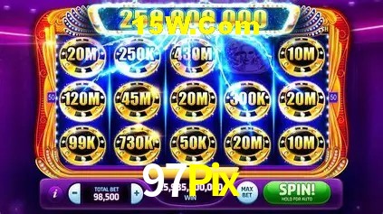 Biblioteca de slots populares na 97Pix